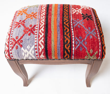 Kilim Ottoman Chair – P50063