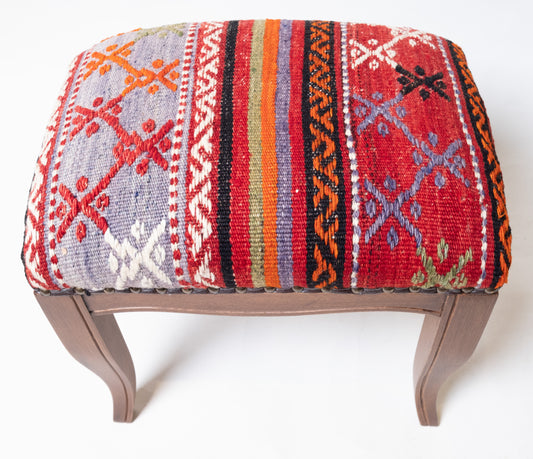 Kilim Ottoman Chair – P50063