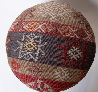 Kilim Ottoman Chair – P50079