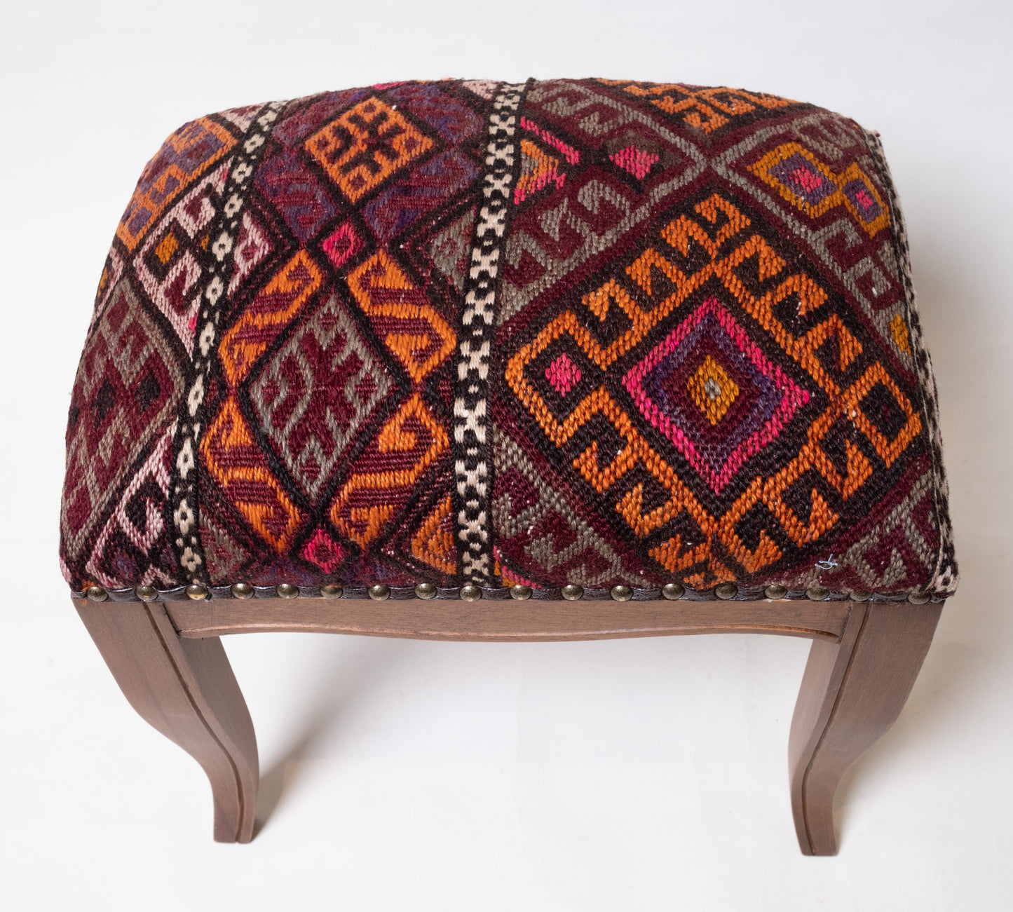 Kilim Ottoman Chair – P50090