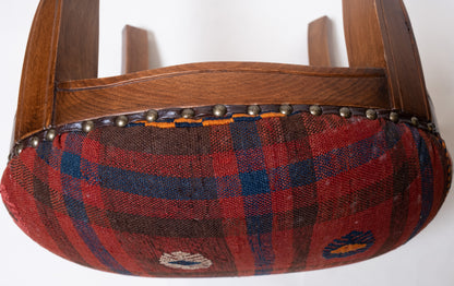 Kilim Ottoman Chair – P50094