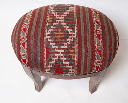 Kilim Ottoman Chair – P50095