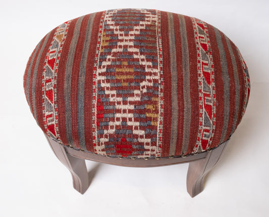 Kilim Ottoman Chair – P50095