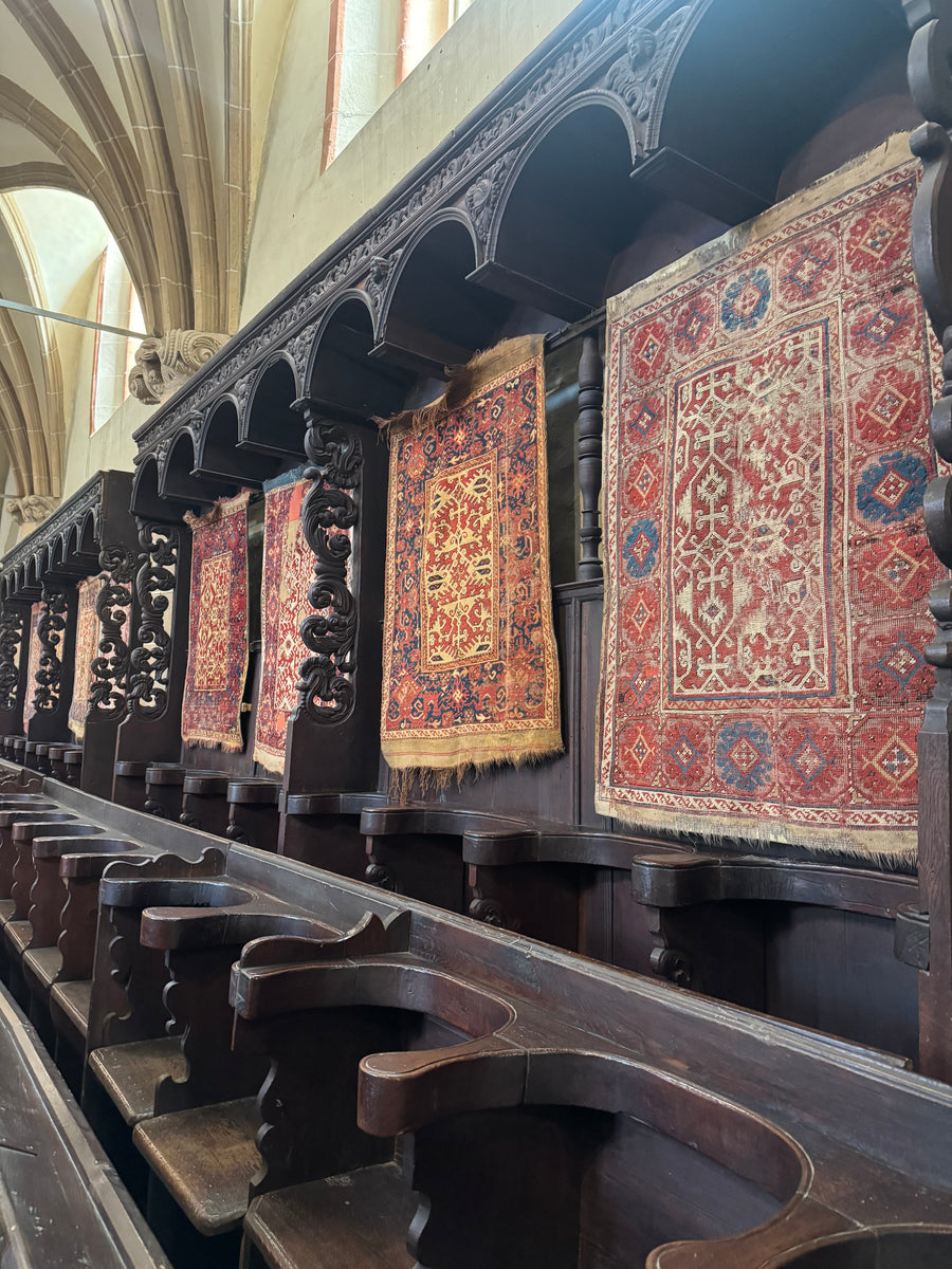 Ararat Rugs research visit to the Black Church and Transylvanian rug collections, photograph 2