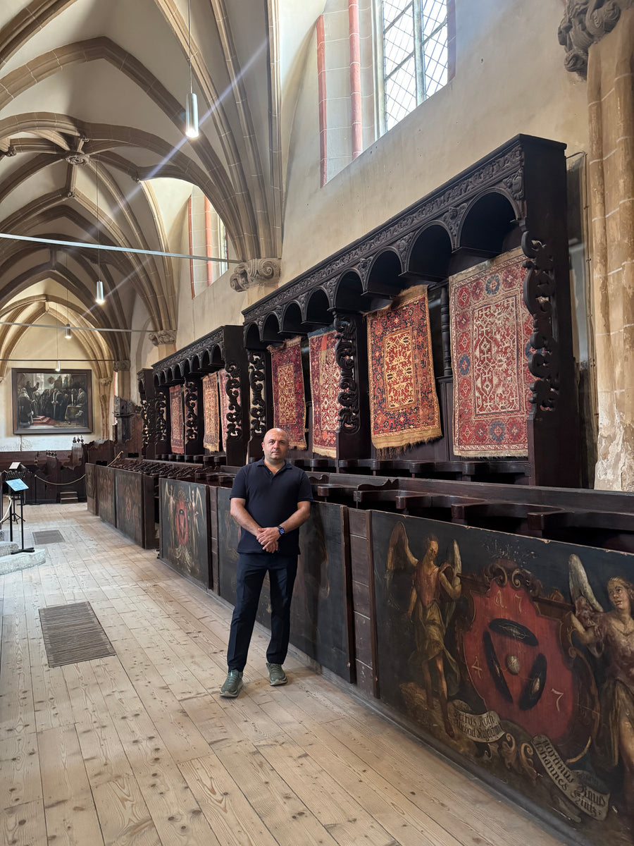 Ararat Rugs research visit to the Black Church and Transylvanian rug collections, photograph 7