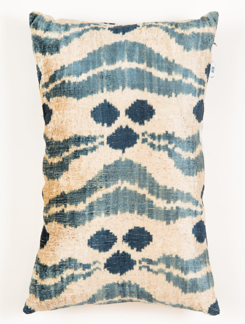 Velvet Ikat Cushion Cover – V80076