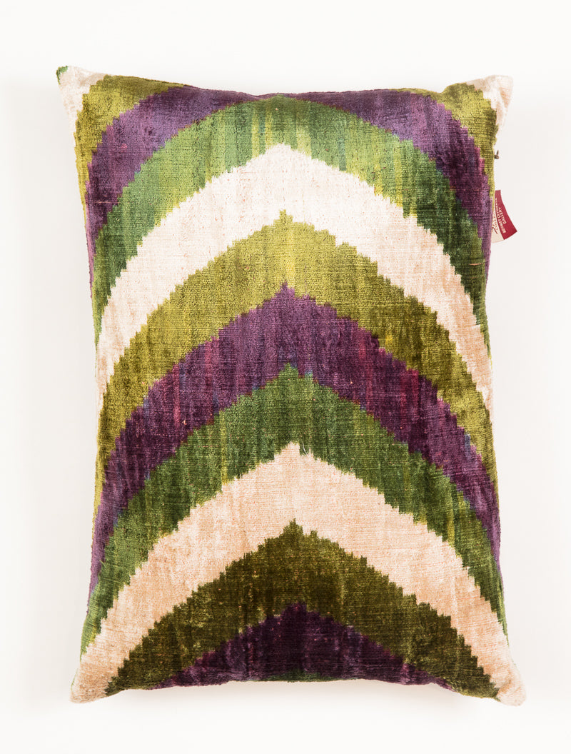 Velvet Ikat Cushion Cover – V80078