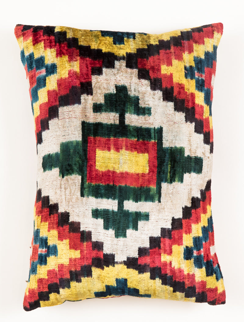 Velvet Ikat Cushion Cover – V80080
