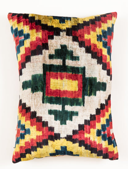 Velvet Ikat Cushion Cover – V80080