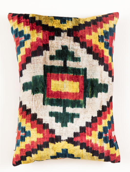 Velvet Ikat Cushion Cover – V80080