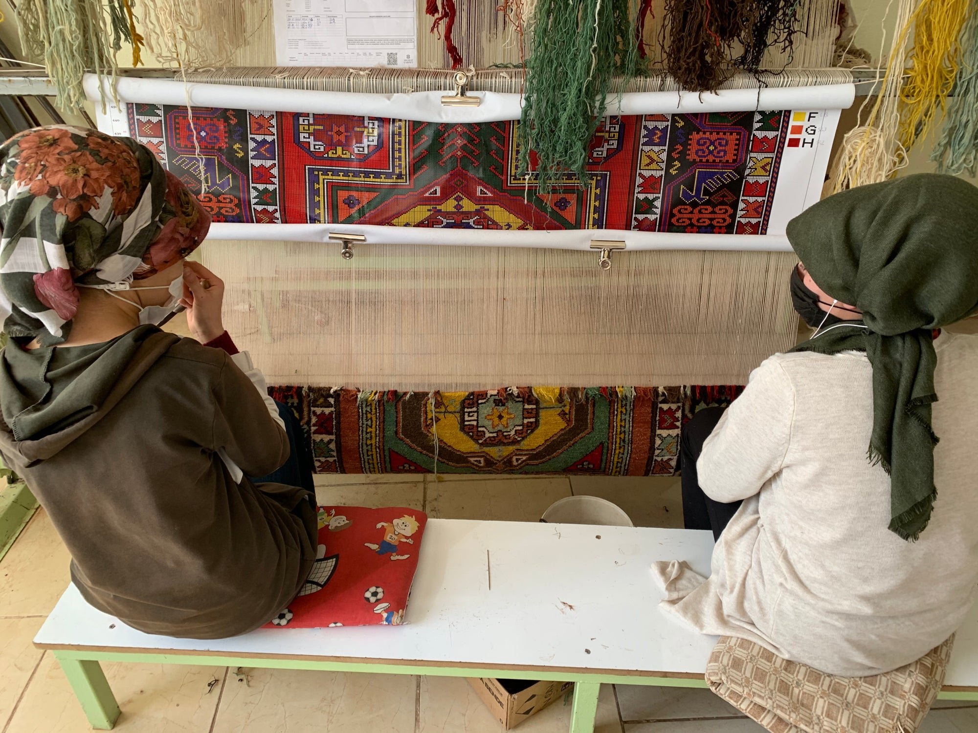 Photo: Kazak Rug Weaving, 2021 Gaziantep