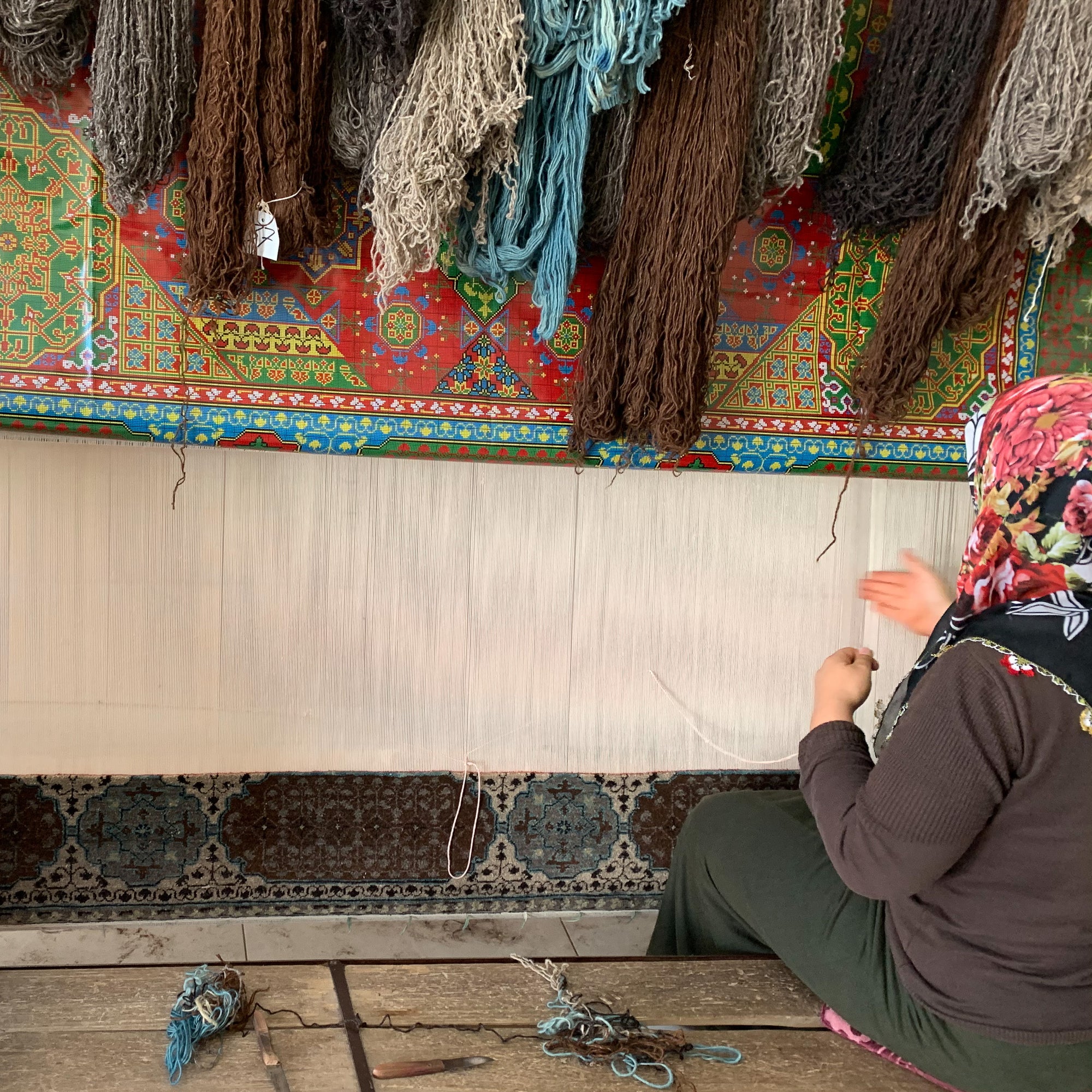 Photo: Weaving loom and craftsmanship, Ararat Studios