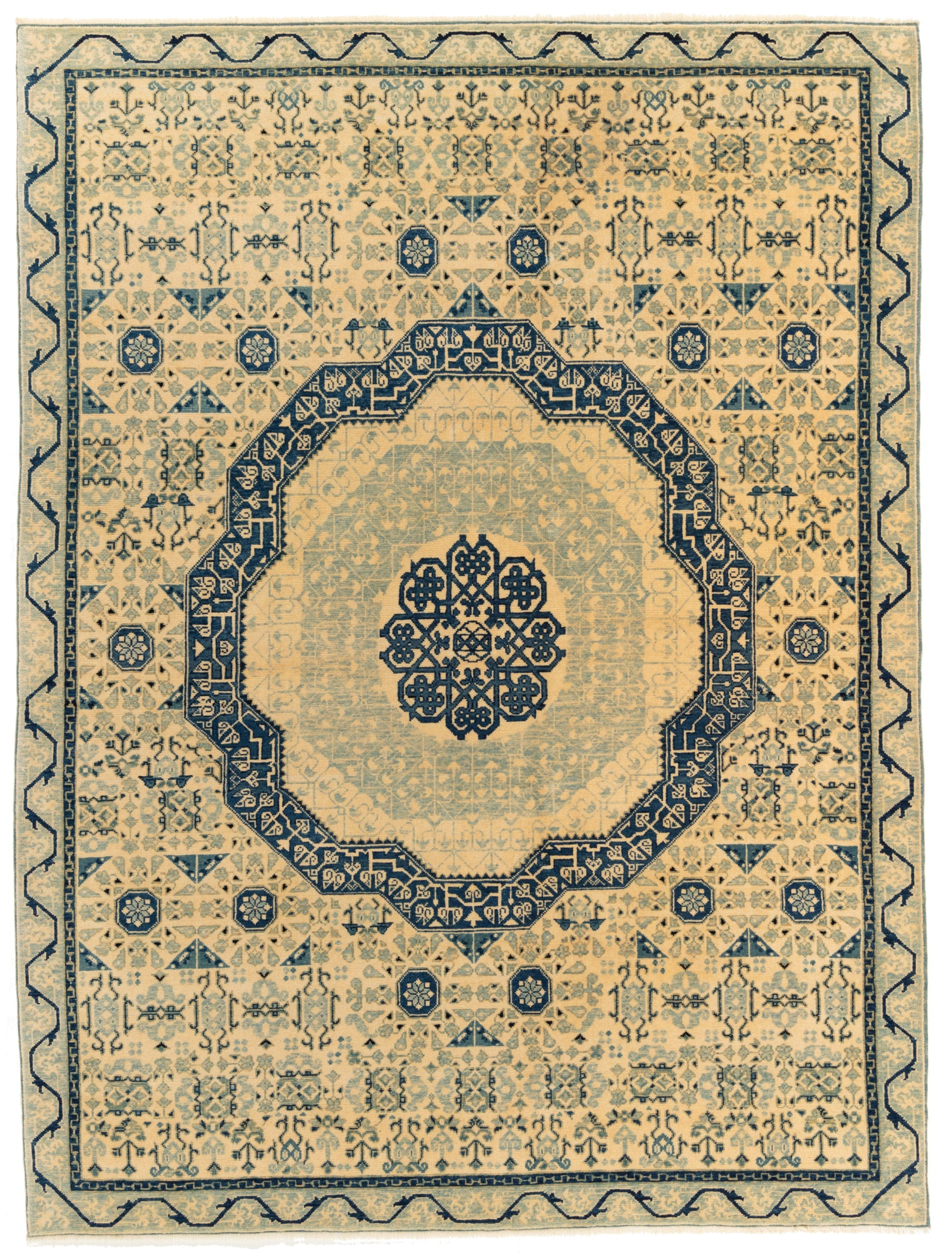 Mamluk Rug with Cusped Medallion – Ararat Rugs