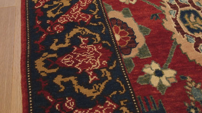 Palmettes and Flowers Lattice Rug