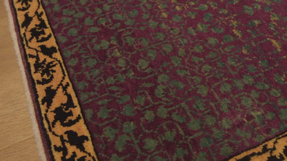 Mamluk Wagireh Rug with Leaf Lattice Design