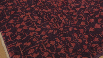 Mamluk Wagireh Rug with Leaf Lattice Design