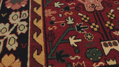Bid Majnum Rug on Red Field Rug