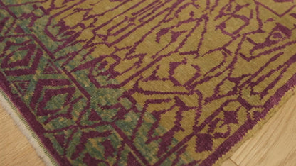 Mamluk Wagireh Rug with Geometric Design
