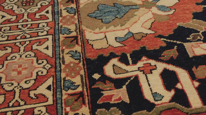 Harshang Design with Kufic Border Rug