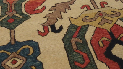 Kuba Rug with Ascending Palmettes and Flowers