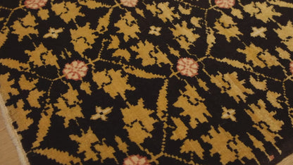 Mamluk Wagireh Rug with Flower Lattice Design