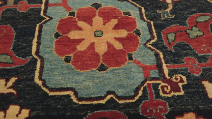 Palmettes and Flowers Lattice Rug