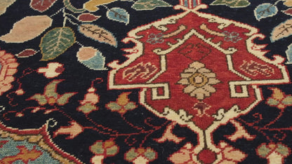 Heriz Medallion Rug with Pear Design