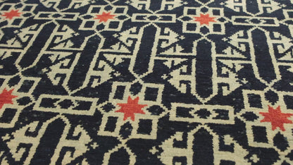 The Alaeddin Mosque Flowers and Stars Lattice Carpet