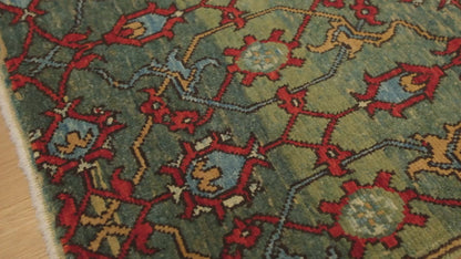 Mamluk Wagireh Rug with Palmette Lattice Design