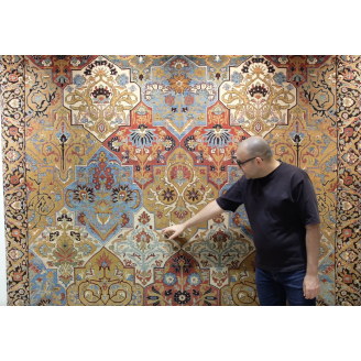 Video: Ararat Rugs Collection - Kerman Multi-Medallion Carpet, 17th Century Revival Rug