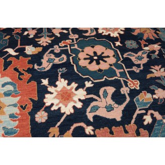 Palmettes and Flowers Lattice Rug