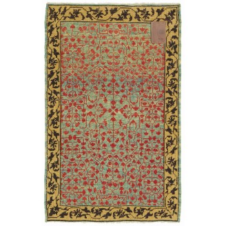 Mamluk Wagireh Rug with Leaf Lattice Design