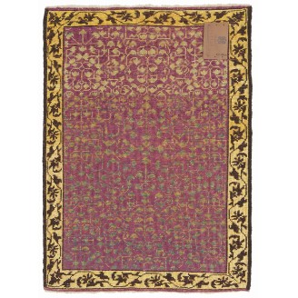 Mamluk Wagireh Rug with Leaf Lattice Design