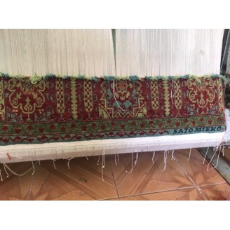 Mamluk Rug with Palm Trees and Cypresses