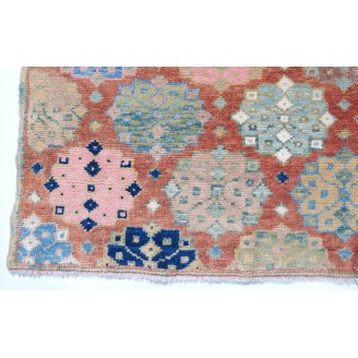 Rows of Rosettes Rug