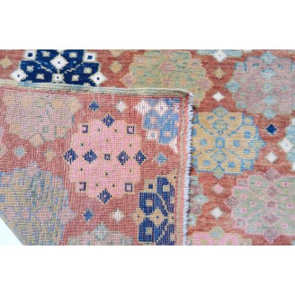 Rows of Rosettes Rug