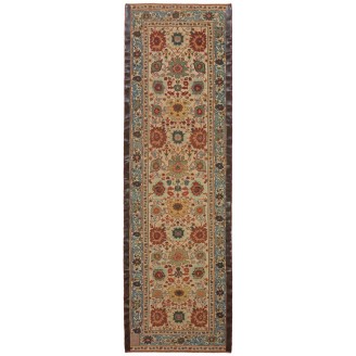 Palmettes and Flowers Lattice Rug