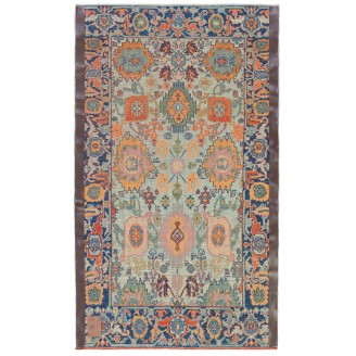 Palmettes and Flowers Lattice Rug