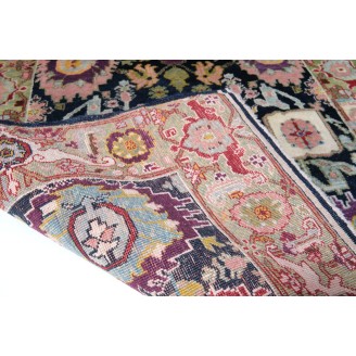 Palmettes and Flowers Lattice Rug