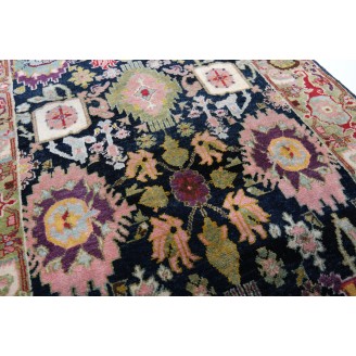 Palmettes and Flowers Lattice Rug