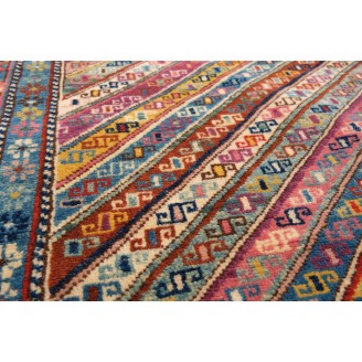 Genje Rug with Diagonal Stripes