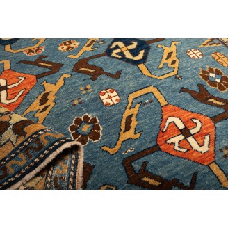 Rug with a Swastika Design