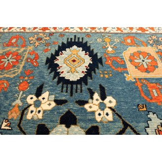 Palmettes and Flowers Lattice Rug