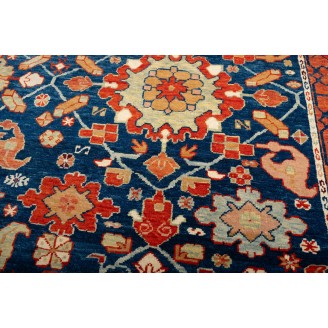 Palmettes and Flowers Lattice Rug