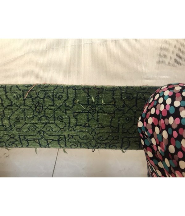Mamluk Rug with Jerrehian Border Design Mamluk Rug with Jerrehian Border Design