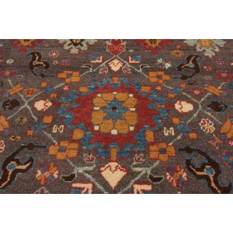 Palmettes and Flowers Lattice Rug