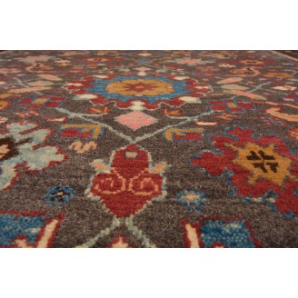 Palmettes and Flowers Lattice Rug