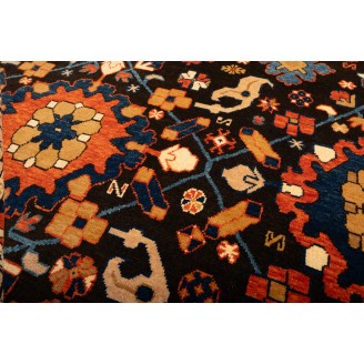 Palmettes and Flowers Lattice Rug