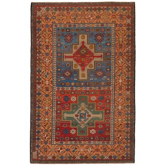 Two Medallions Kagizman Kazak Rug