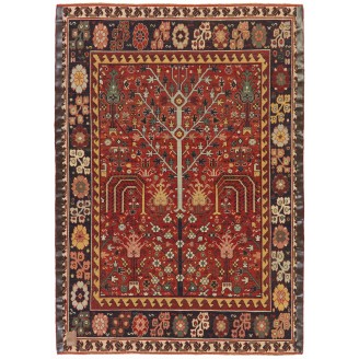 Bid Majnum Rug on Red Field Rug